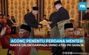 Agong penentu majoriti Perdana Menteri