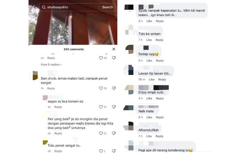 Shuib dan Watie sanggup tinggalkan anak-anak untuk berbulan madu. Tetapi lain pula yang netizen perasan.