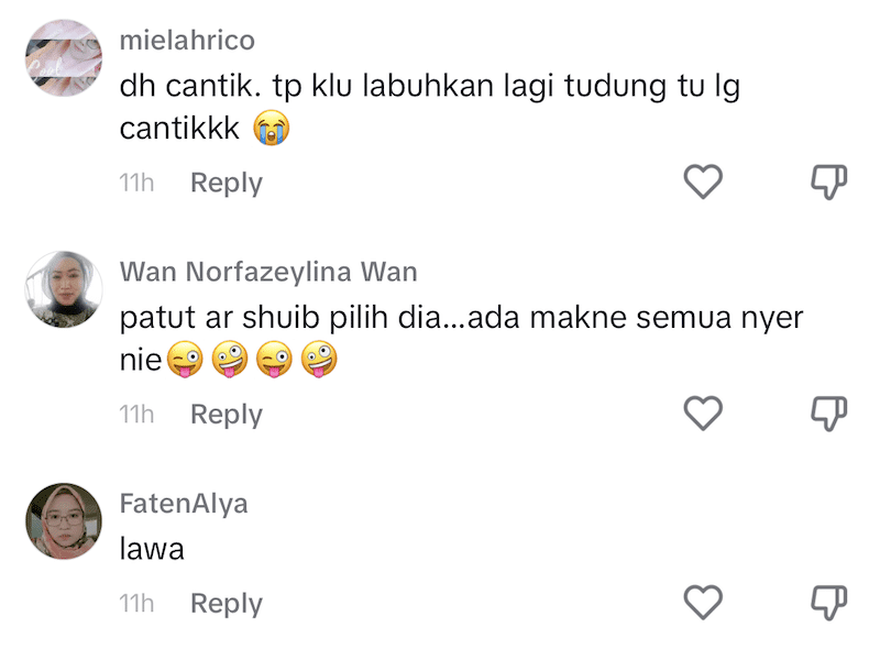 Tunang Shuib, Watie tayang barang kemas mewah. Tetapi lain pula yang menjadi perhatian netizen