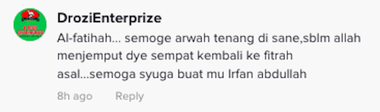 Usahawan online Sifu Lentik kembali kepada fitrah sebelum meninggal. Ini yang berlaku padanya. Tiada siapa boleh jangka bila dan bagaimana pengakhiran hayat setiap individu.