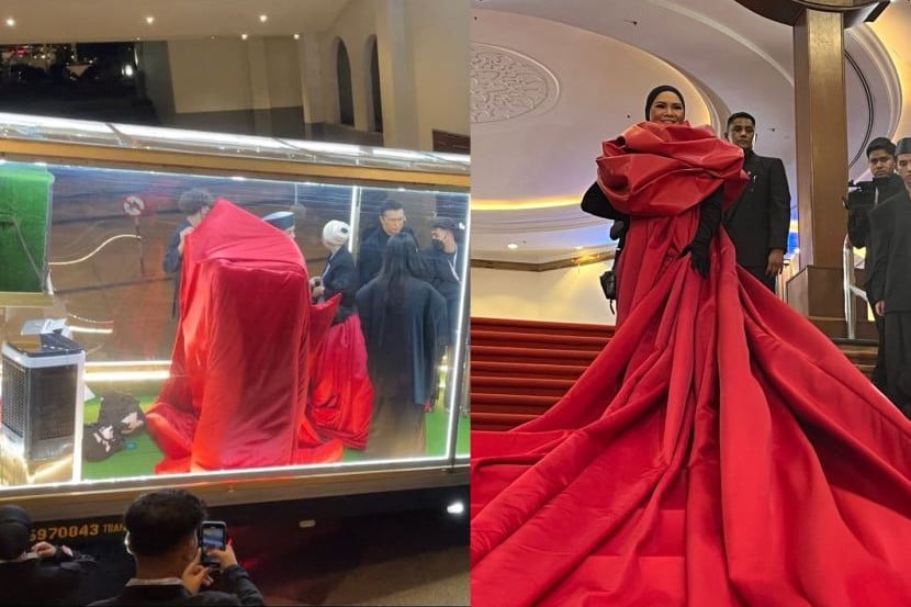 Aina Abdul kena kecam lagi, Siti Nurhaliza pun tak over, netizen nasihat serba sederhana lebih indah. pernah kalah dalam bergaya, penyanyi Aina Abdul mencuri tumpuan ketika tampil di acara karpet merah Anugerah Bintang Popular Berita Harian ke-35 (ABPBH35) yang berlangsung pada malam Jumaat.