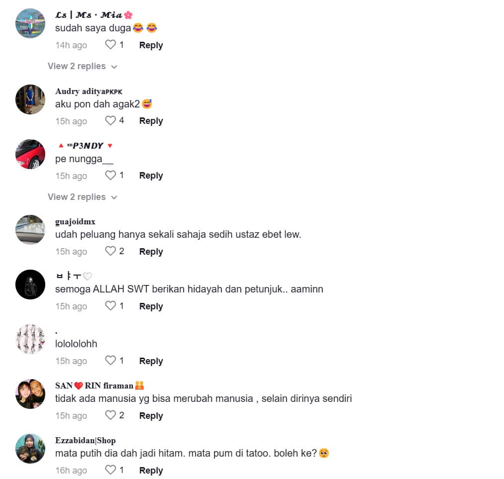Hanya bertahan dua bulan bersama Ebit Liew, Mondy pilih kembali tak bertudung. Sebelum ini, pernah tular video pendakwah terkenal, Ebit Lew memberikan bantuan kepada seorang ibu tunggal bertatu yang tinggal dijalanan ketika dia berada di Indonesia dan juga membantunya berniaga ketika wanita terbabit datang ke Malaysia.