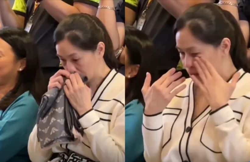 Rupanya ini Chong Wei cakap sampai isteri menangis teresak-esak. Isteri kepada legenda badminton negara, Datuk Lee Chong Wei, Datin Wong Mew Choo dilihat menangis teresak-esak ketika mendengar ucapan daripada suaminya dalam sebuah majlis yang diadakan baru-baru ini.