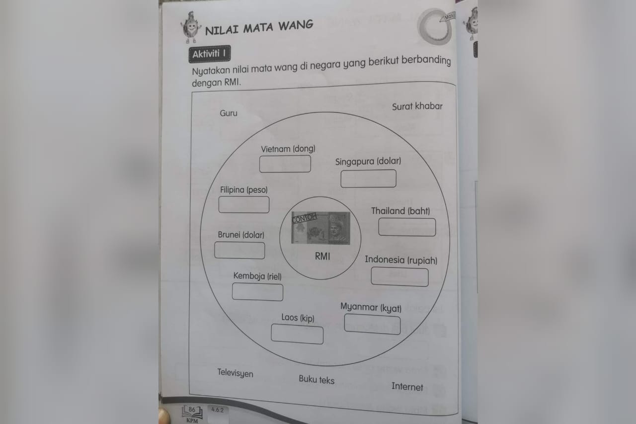 Entah apa penggubal silibus Matematik tahun 3 fikir, pegawai bank pun tak tau nak jawab