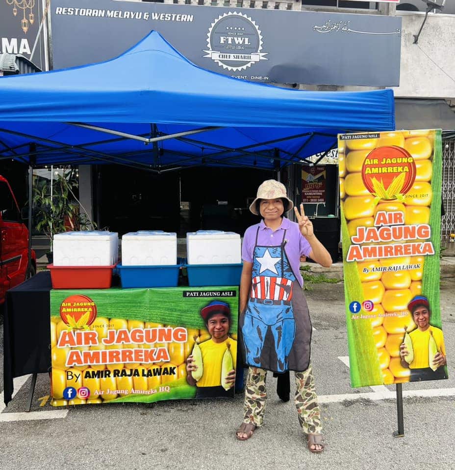 Peniaga air balang macam tak percaya rezeki yang Allah beri, Amir Raja Lawak pula terpaksa minta maaf