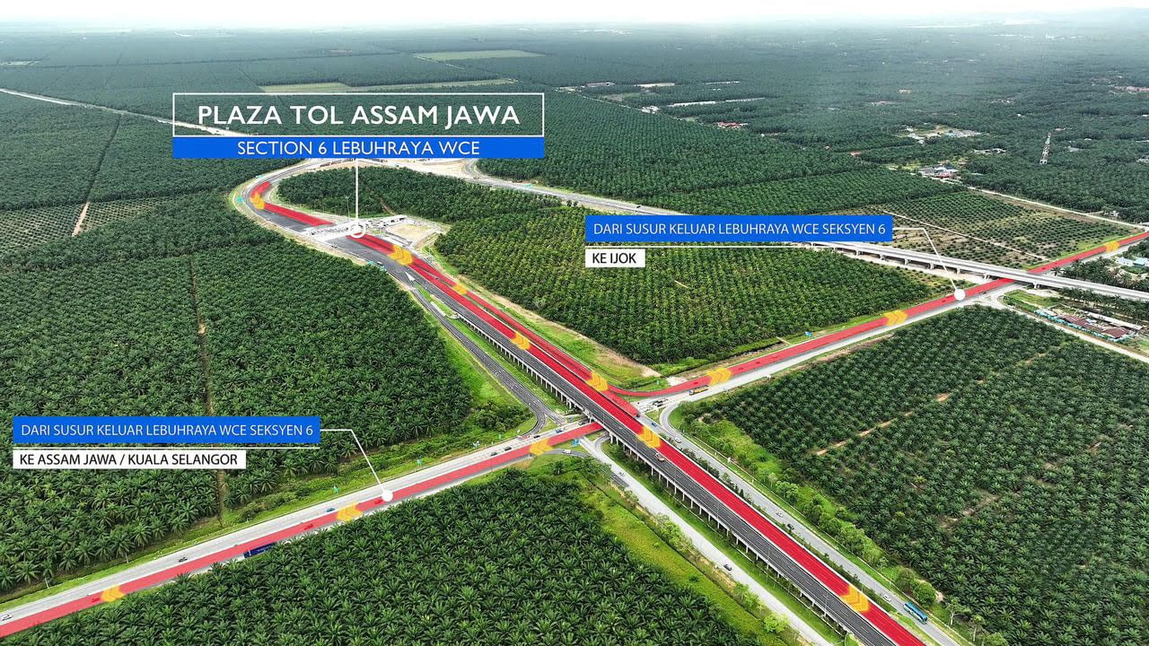Highway WCE dah buka, hanya 15 minit ke Kapar, tol percuma 43 hari