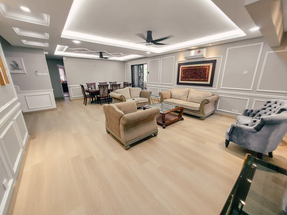 Pasang lantai vinyl, rumah auto berseri, mudah je boleh pasang sendiri ikut petua tukang ini