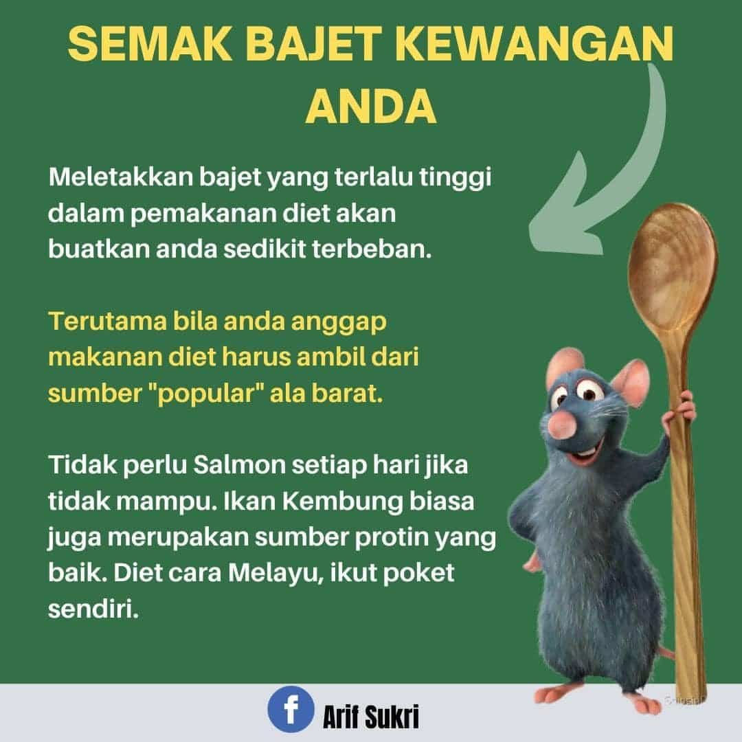 'Beras perang makan banyak pun menggemukkan' - Ini nasihat untuk kurus ikut poket sendiri