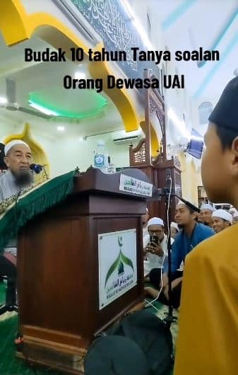 "Apa hukum suami isteri..." kanak-kanak berani mati tanya soalan 'random' kepada UAI, terjawab satu kekeliruan