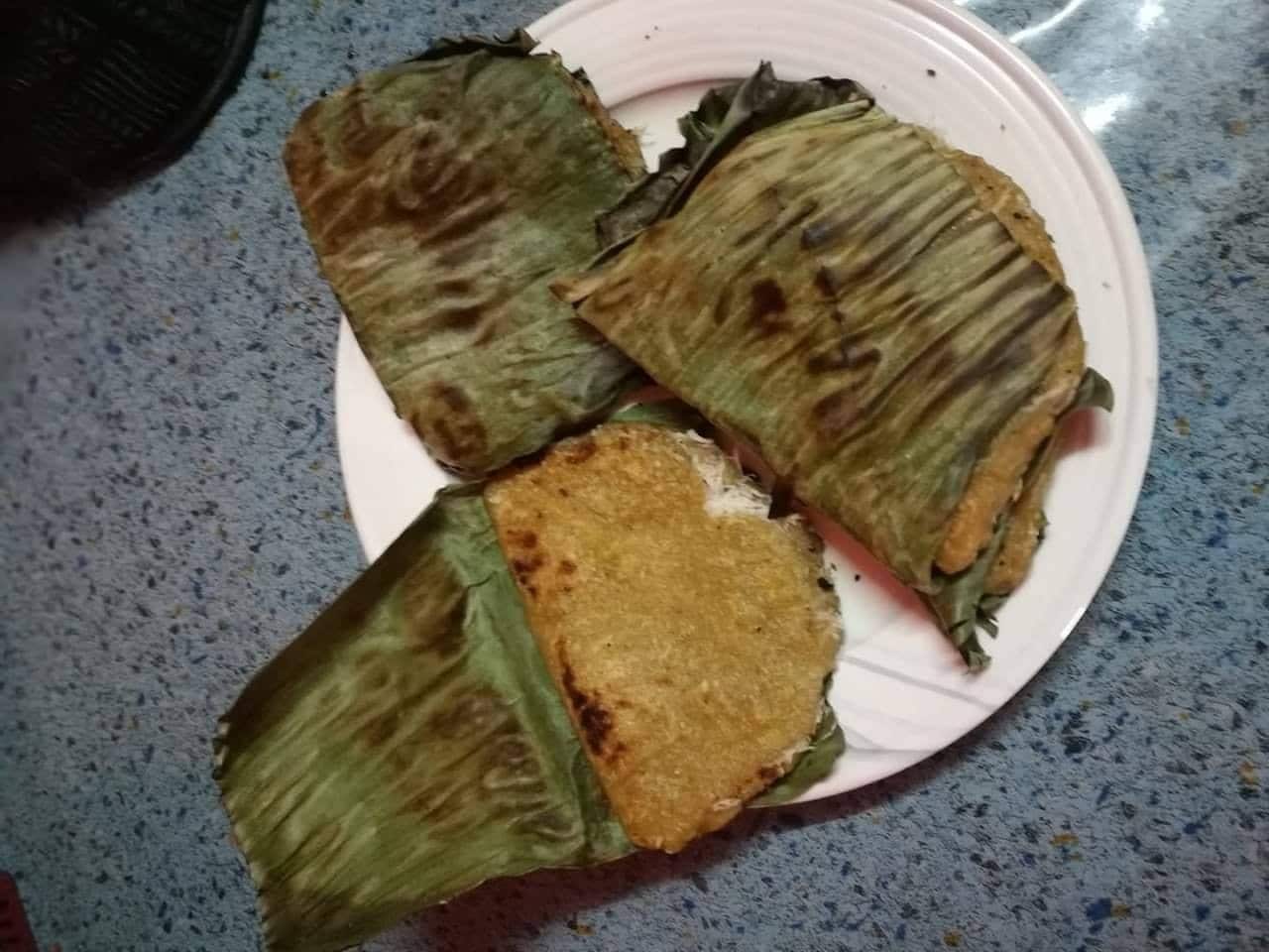 Asalkan ada pisang dan kelapa parut je, boleh buat sarapan kuih tradisi Perak ini