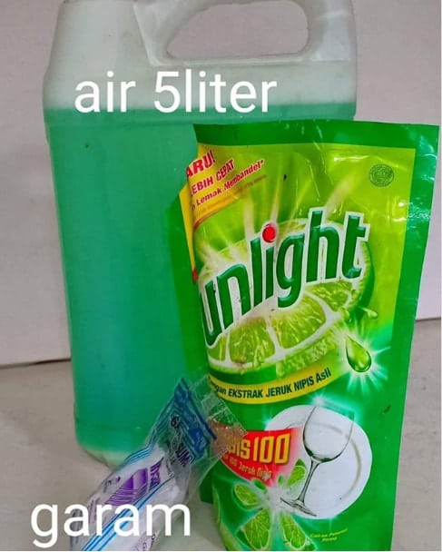 Gandakan sabun cuci pinggan, tahan hingga 5 bulan