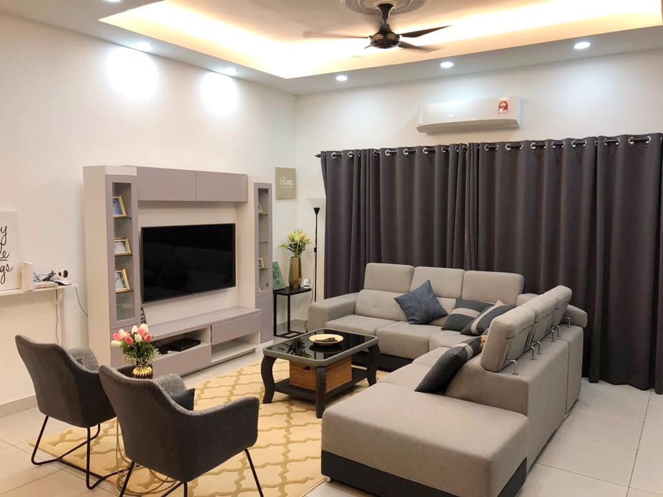 Idea trendy hias ruang tamu, nampak elegan dan tenang