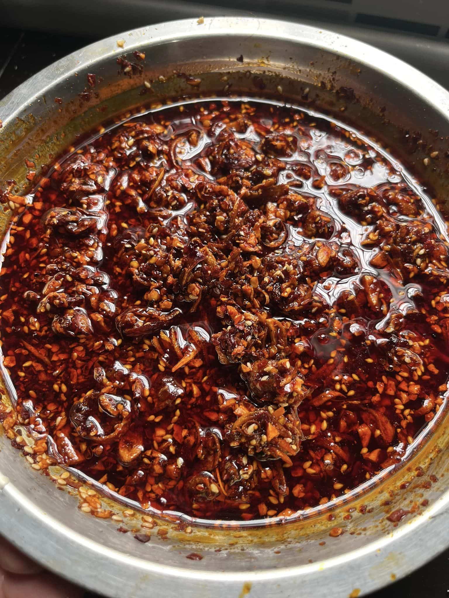 Tahan berbulan! Ini resipi chili oil mantap macam restoran Cina