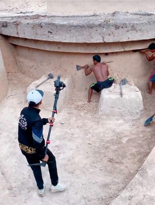 Tipah tertipu, ini realiti sebenar content orang primitif bina banglo dalam hutan