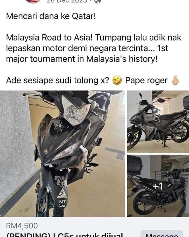 Tular wajah lelaki tidak tahan sebak ketika Malaysia dahului, rupanya ada kisah tersendiri.. Sanggup jual...
