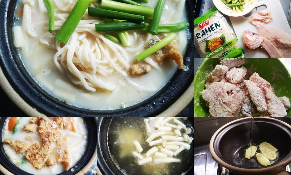 Cara buat 'fish noodle soup' mudah dan senang, menu popular di restoran Cina
