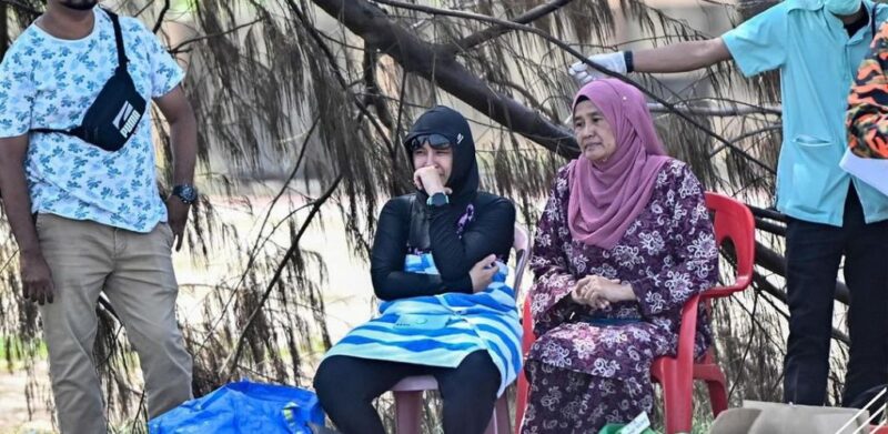 Nampak tenggelam timbul, isteri sedih tidak dapat selamatkan suami dihanyut ombak