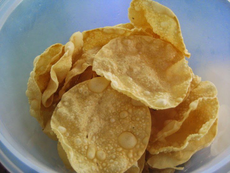 Nipis dan rangup! Rupanya papadom boleh buat sendiri di rumah