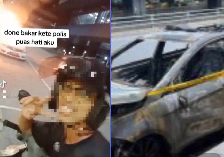 'Puas hati dapat bakar' - kerja gila lelaki Ini bawa padah apabila dia diberkas polis