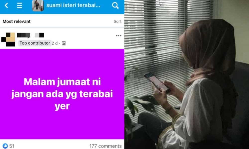 Siap cerita hal dalam kain, 'group' suami isteri terabai ini jadi ruang jalin hubungan terlarang