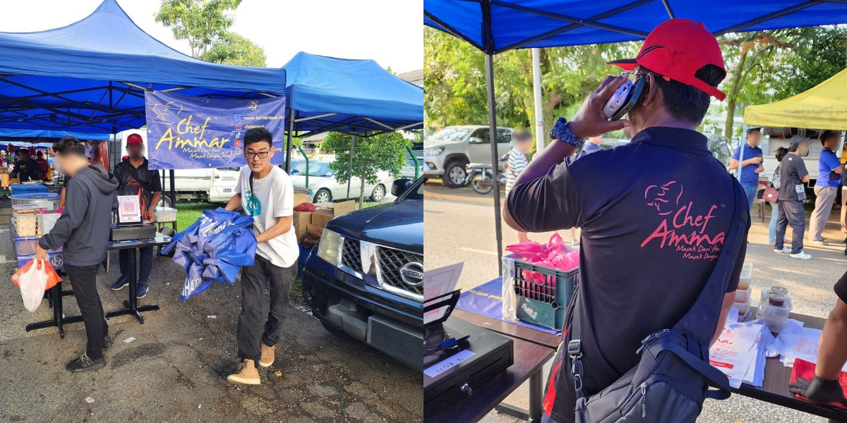 Chef Ammar buat hal lagi! Didakwa 'selamba' rampas tapak bazar orang