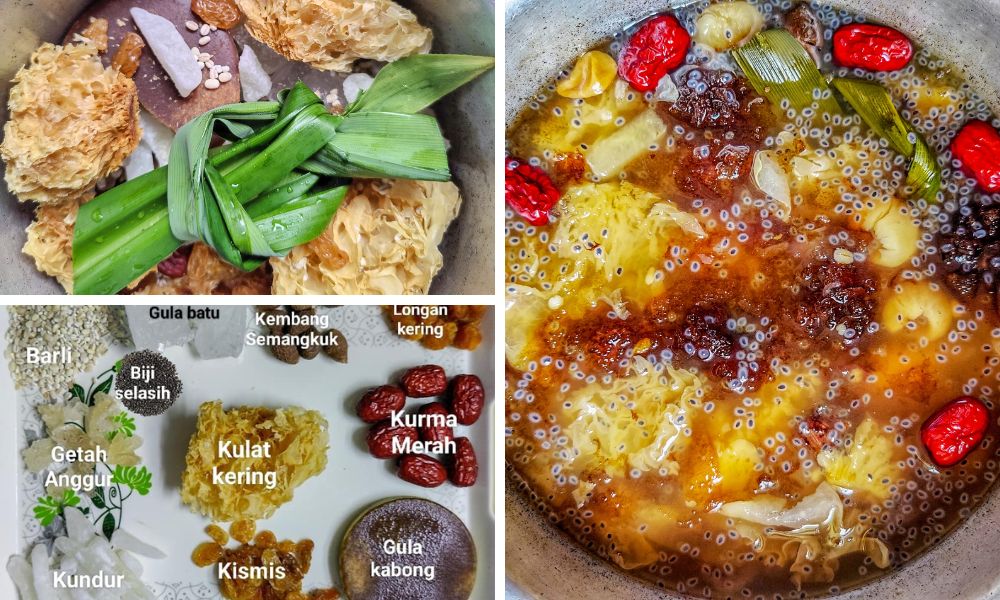 Laici Kang penyejuk tekak buat sendiri puas hati isi banyak