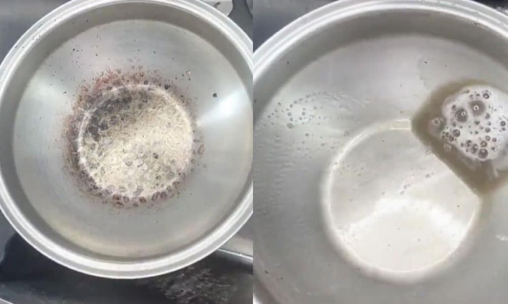 Petua mudah bersihkan kuali legend dengan campuran air gas cuka dijamin kembali bersinar