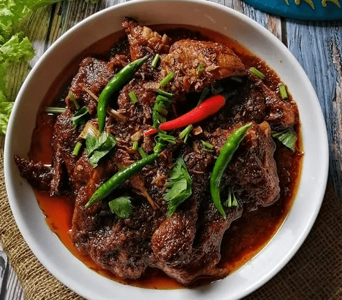 Resipi ayam masak hitam terlajak sedap ala majlis kahwin