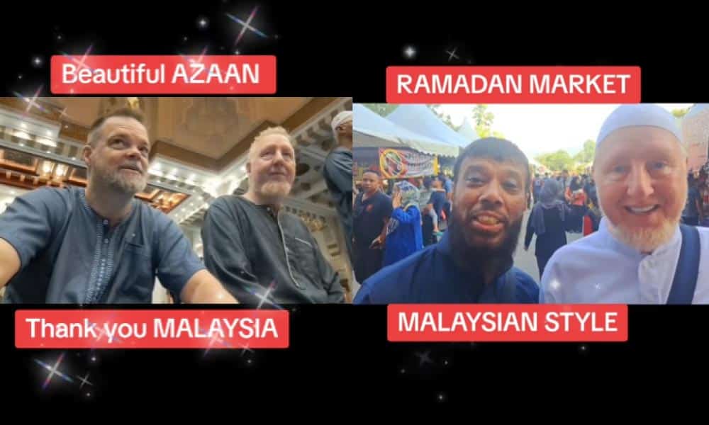 Teruja sambut Ramadan, mat salleh 'fly' ke Malaysia 
