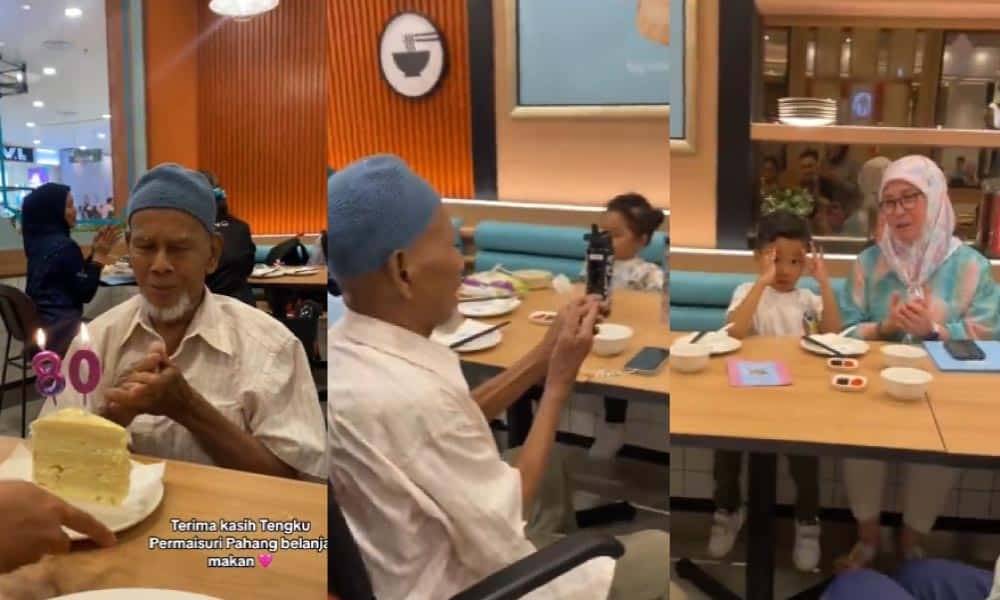  Warga emas sambut hari jadi ke-80 dengan Tunku Azizah, siap dibelanja makan & dapat hadiah