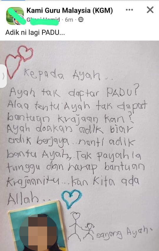 Tengok pun tahu guna tangan kiri Boleh pula pesara guru ini reka reka cerita 01