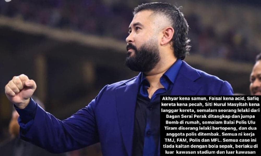 'Ini semua salah TMJ'- Hashtag Pemangku Sultan Johor