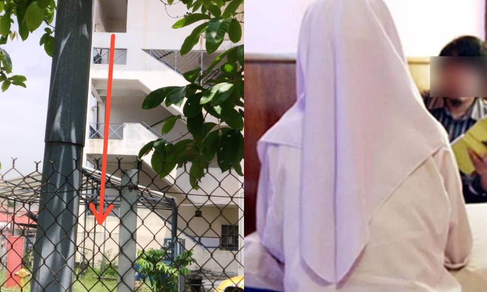 Pelajar didakwa terjun bangunan akibat putus cinta, guru pula jadi punca