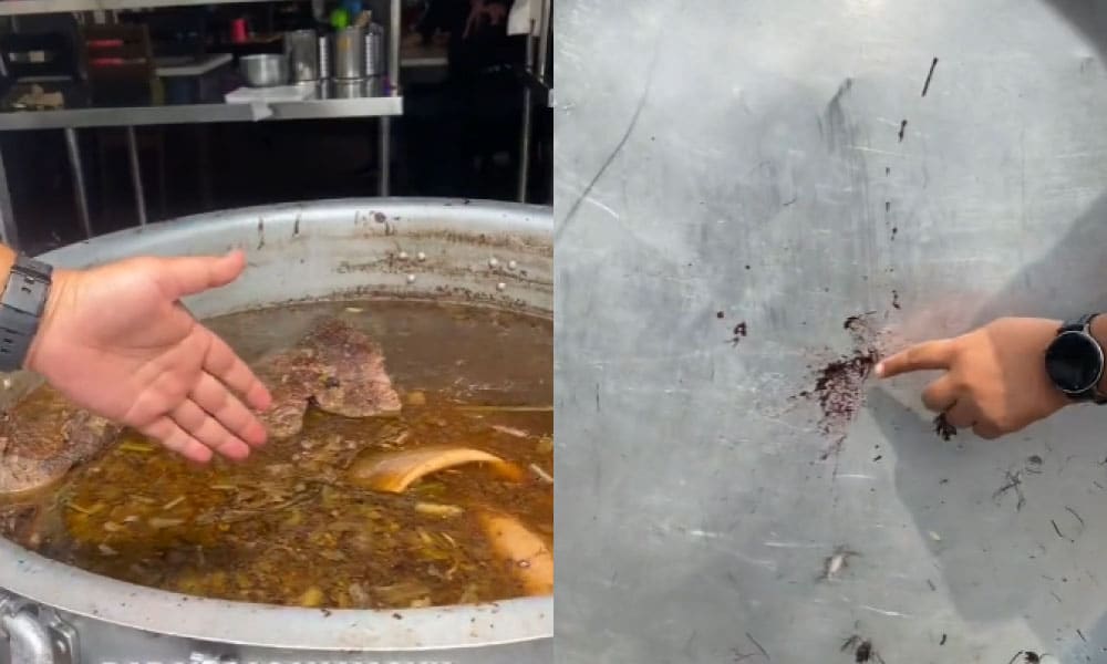 Peniaga terpaksa buang satu periuk besar sup rugi RM2000 hanya kerana seekor gagak ditembak MBSP