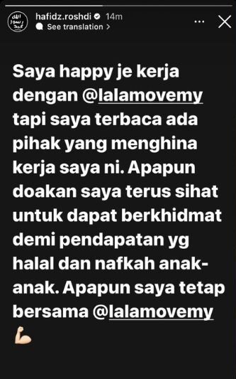 Tak memilih kerja asalkan halal Hafidz Roshdi akui lebih tenang semenjak buat ini