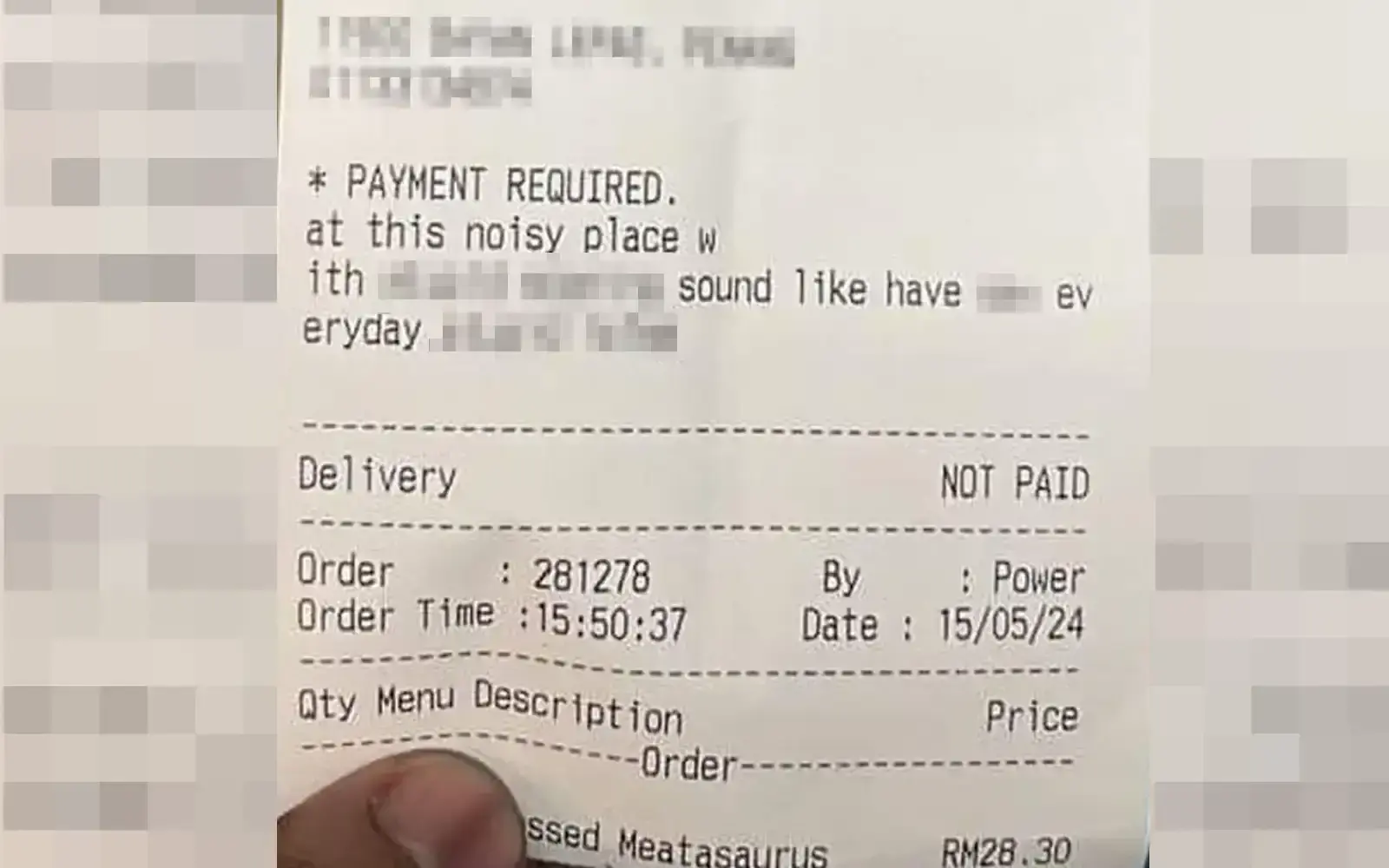 Tular resit pesanan online seolah olah persenda agama cetus provokasi netizen laporan polis sudah dibuat