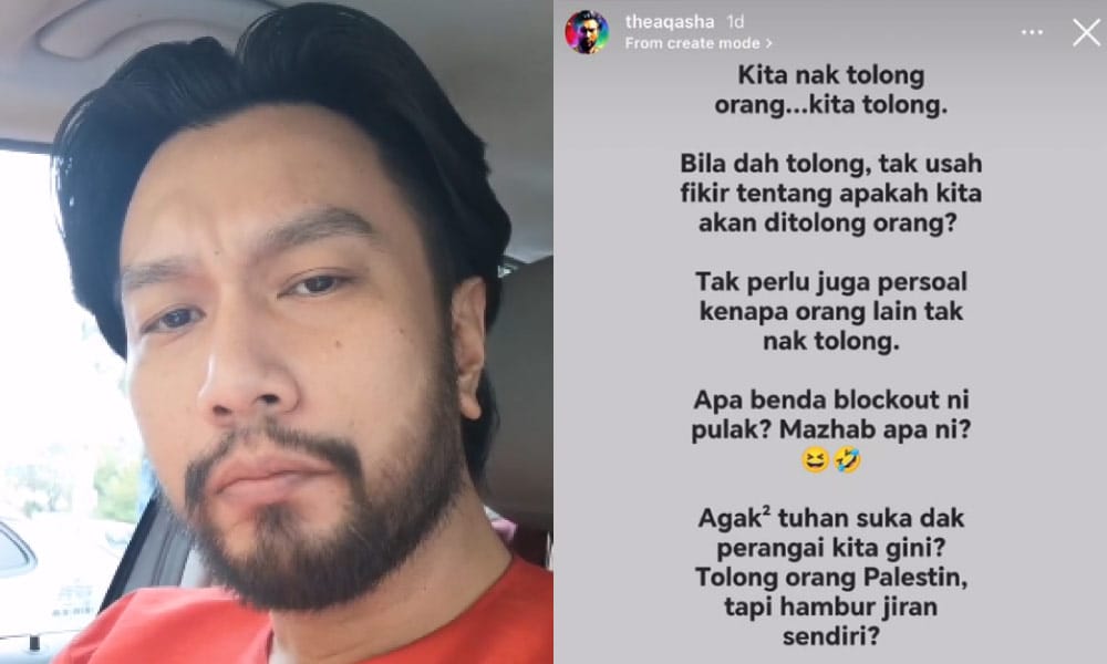 "Kenapa nak persoal orang taknak tolong?" - Ramai 'kepanasan' isu #Blockout2024, kini Aqasha pula bersuara