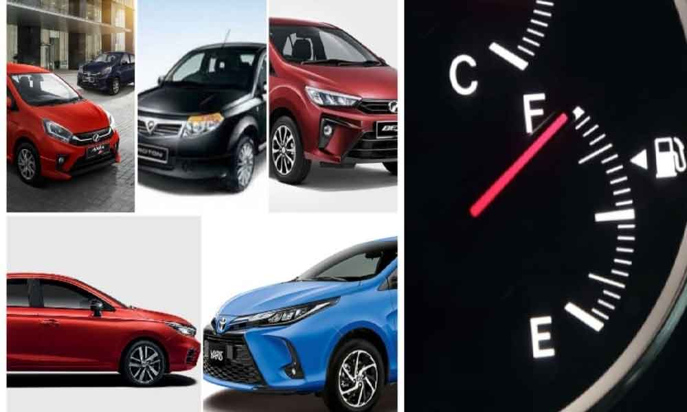 Lima jenis kereta paling jimat minyak di Malaysia, nombor 1 paling terkejut