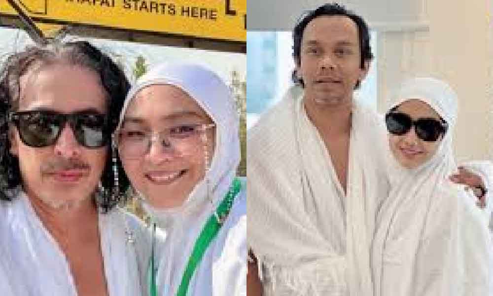 Amy Search dan Ella kini bergelar Haji & Hajah, bersyukur dapat tunai rukun Islam ke-5