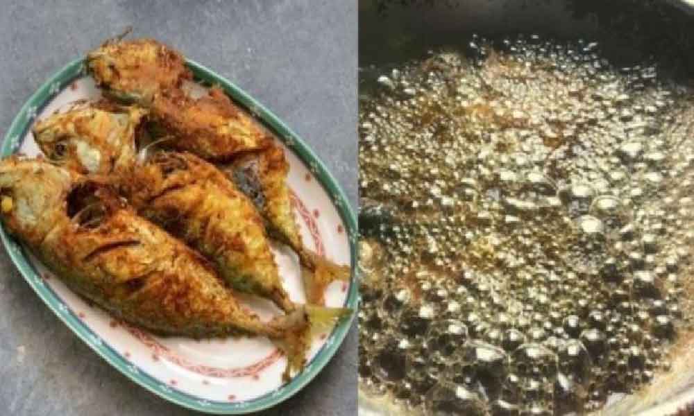 Tips goreng ikan tidak melekat, pastikan kuali betul-betul panas dan jangan lupa letak bahan ini