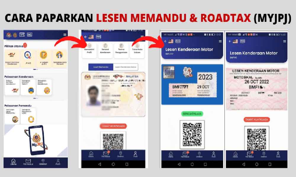 Ini cara perbaharui lesen dan cukai jalan atas talian buat 'runner' tak senang hati