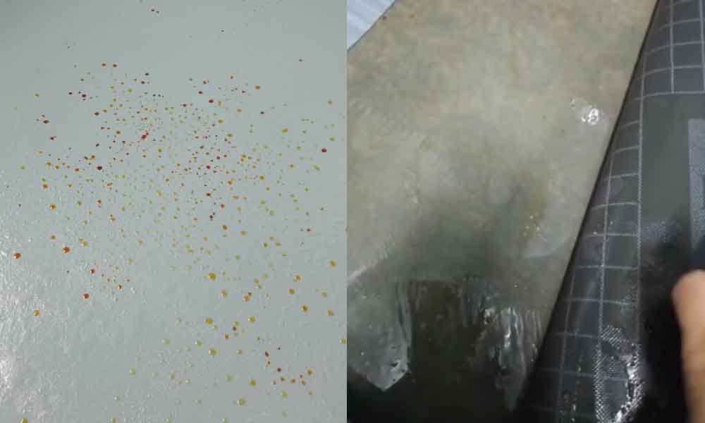 Wanita stress tiba-tiba minyak keluar dari lantai rumah? Individu dedah puncanya