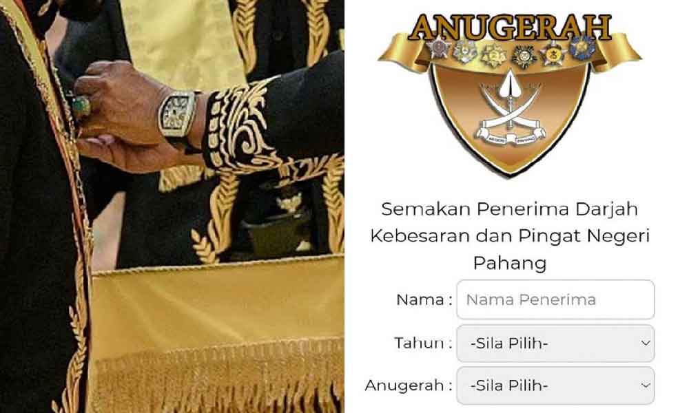 Laman web pamer individu terima pingat ‘Datuk’ palsu terbongkar