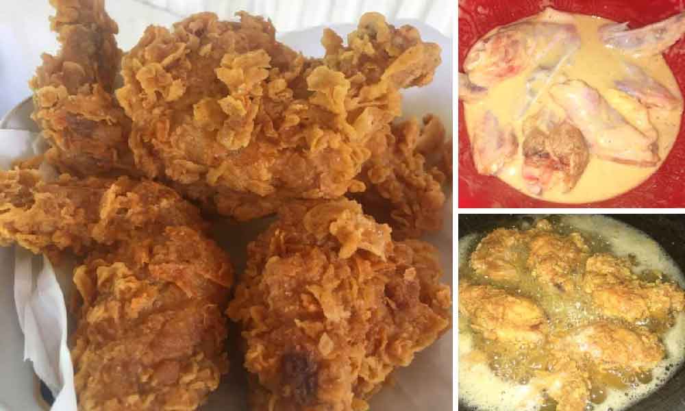 Sebiji macam KFC! Ini resipi ayam goreng rangup di luar, 'juicy' didalam