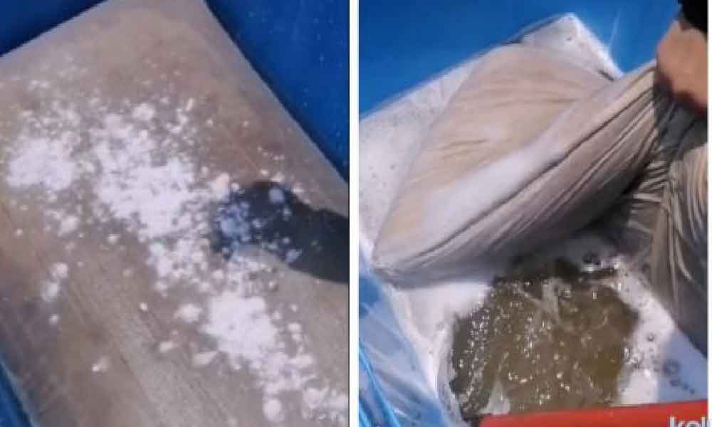 Cara cuci bantal penuh 'peta' kuning, pasti hilang buat suri rumah pun nak tahu