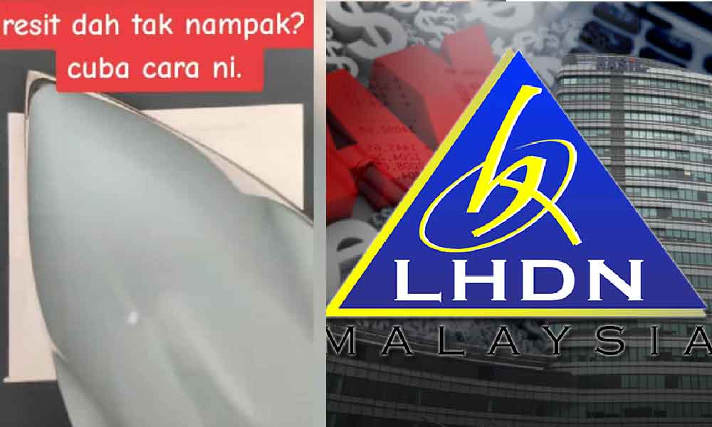 Nak declare LHDN tapi resit tak boleh baca, ini cara terangkan semula resit