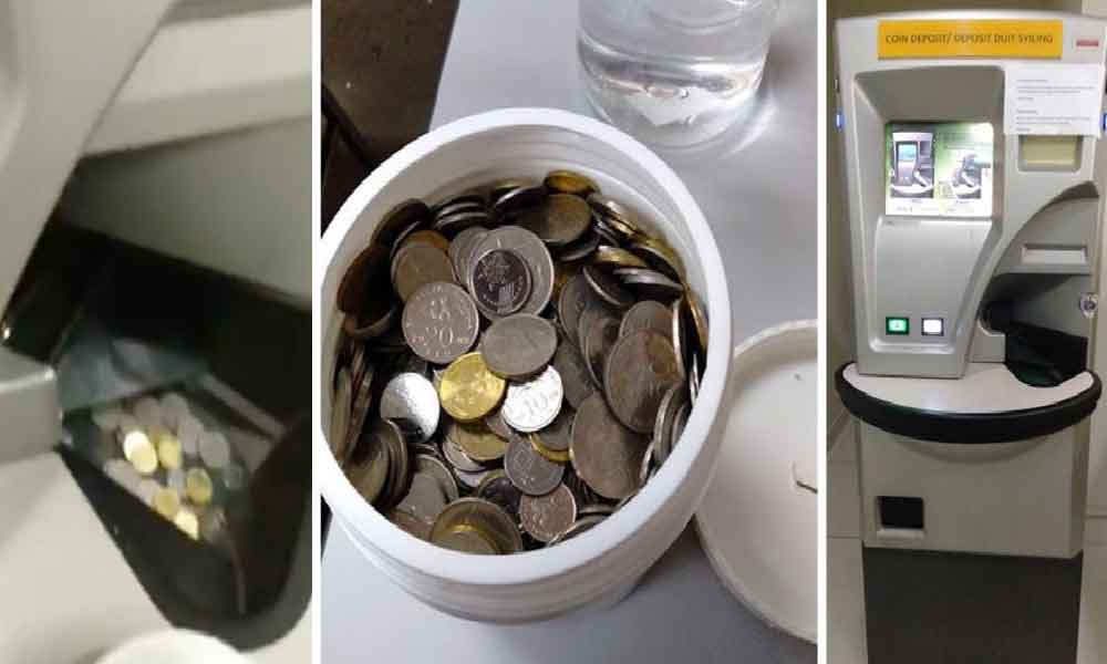 Ramai tak tahu dengan kewujudan mesin tukar duit syiling, ini prosesnya, senang je!