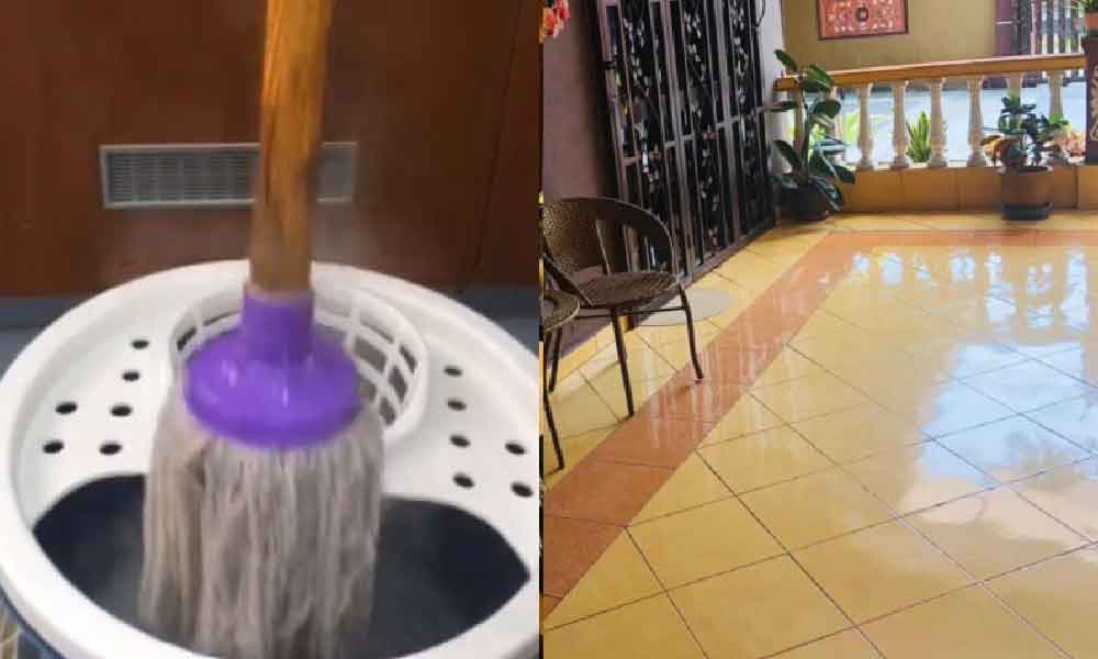 Guna je 3 bahan yang ada di dapur ketika mop, 'confirm' berkilat macam cermin, terus nampak dosa masa lalu