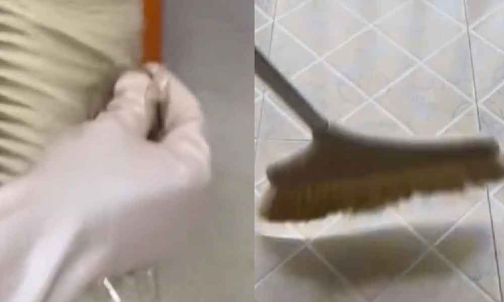 Penyapu pun boleh jadi macam vakum?! Rupanya ini teknik mak-mak sapu rumah