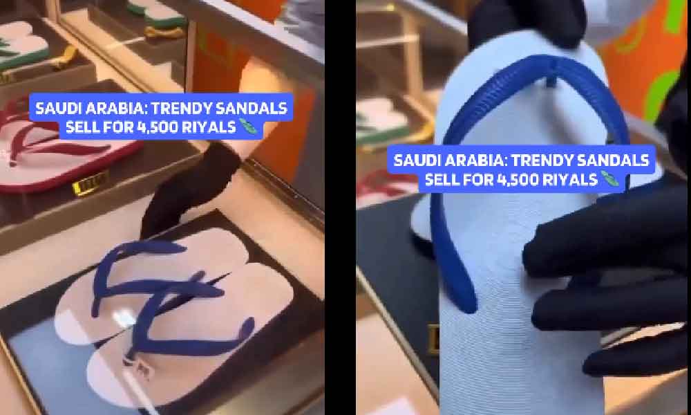 ‘Selipar Jepun’ mewah dijual RM5K di Arab Saudi, netizen beri respons